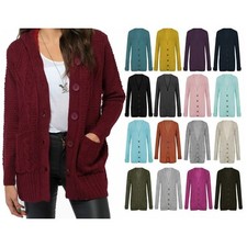 Womans Cardigan Ladies Cable