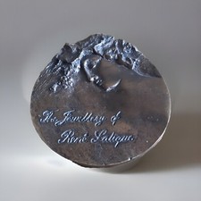 Rene Lalique Bronze Plaque “The Jewellery of Rene Lalique”.