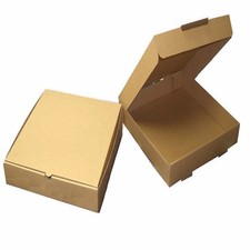 Brown plain pizza - brown, boxes
