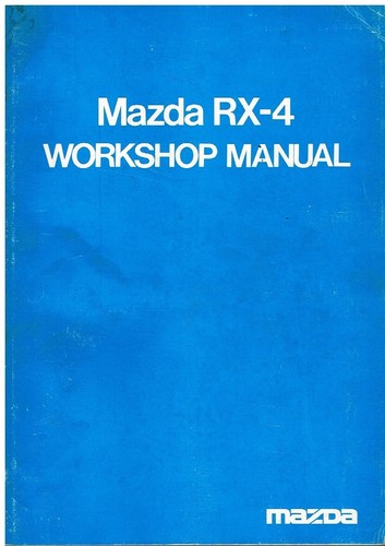Mazda rx4 rotary - rx-4,