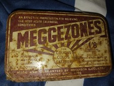 VINTAGE MEGGEZONES TIN -