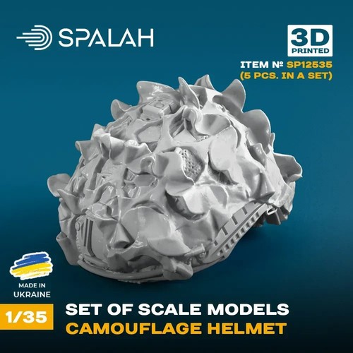 Scale camouflage helmet - 1:35,