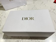 DIOR - White Gift box & Tissue - Gold Foil Logo - Authentic