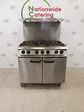Used Falcon Dominator Six Burner Stove & Oven, Natural Gas With Pan Shelf