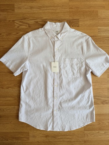 Mens linen rich short - m&s,