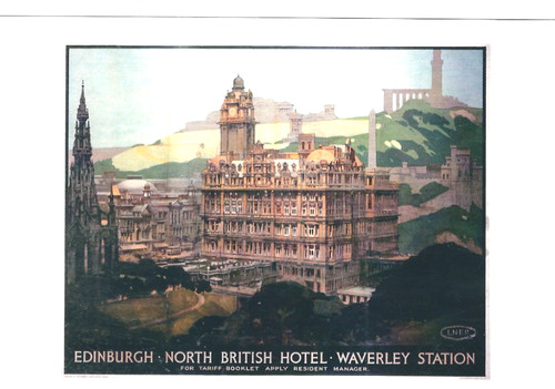 Rail poster postcard - poster,