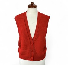 Vintage 90s C&A Red Knitted