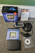 Garmin Sat Nav Nuvi 200 Portable GPS Boxed With Accessories - Working