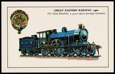 Great Eastern Railway 1900 The Claud Hamilton 4-4-0 Locomotive Postcard