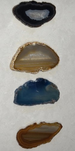 Set four geode - set, slices