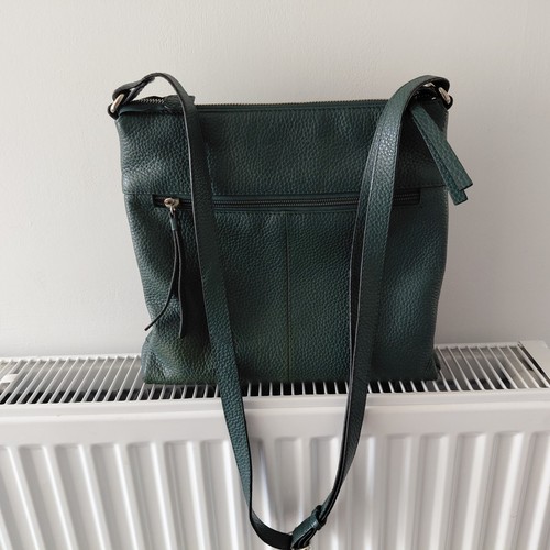 Osprey green leather