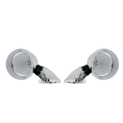 Bullet style chrome door - 4",
