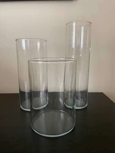 3pcs ikea glass transparent - 3pcs,