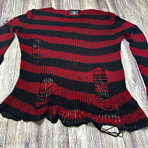 Killstar red black striped - killstar,