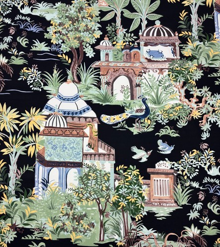 Thibaut mystic garden black - thibaut,