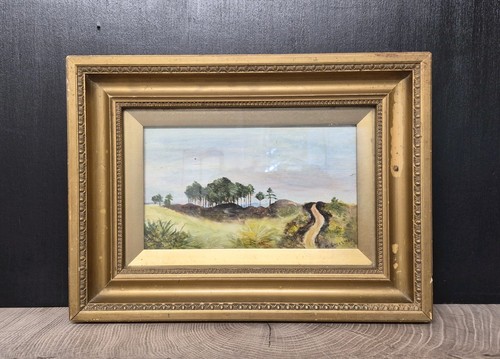 Antique oil painting deep box - deep,