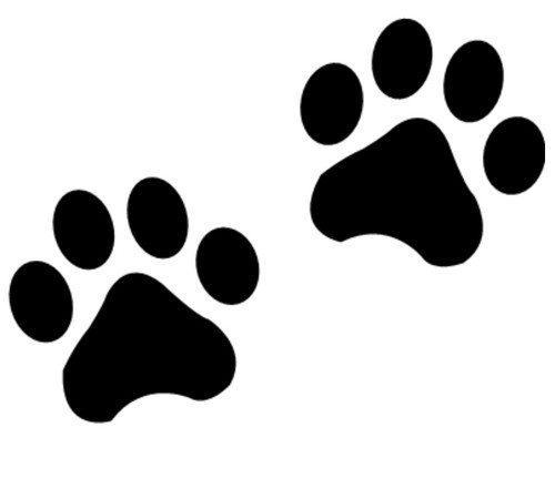 Paw prints vinyl decal sticker - decal,