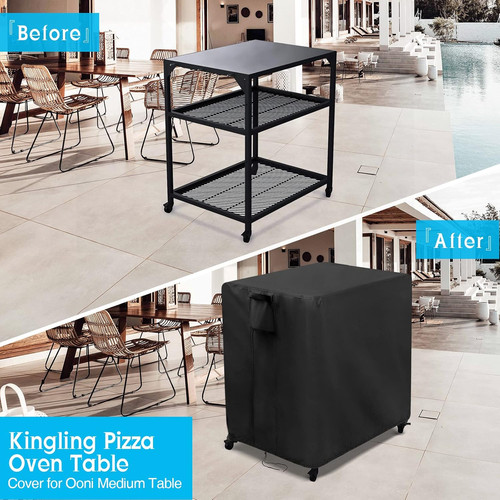 Outdoor pizza oven table cover - pizza,