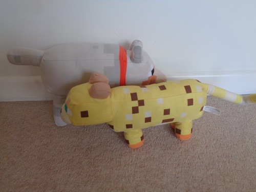 Minecraft ocelot cat yellow - minecraft, &