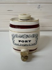 Vintage Royal Victoria Wade Pottery Port Barrel Decanter