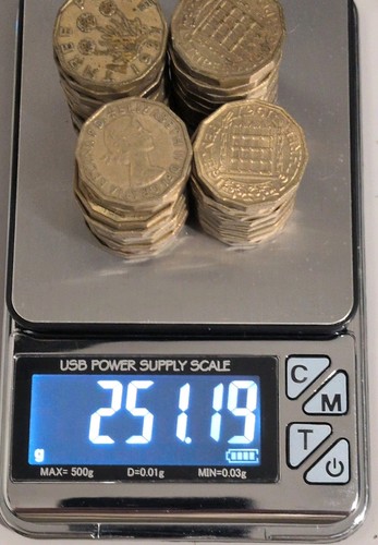 Bulk lot pre decimal - 3d,