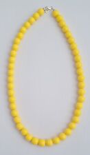 1 Handmade 10mm Acrylic Bead 18inch Statement Necklace Choose Between 18 Colours