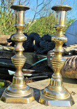 Candlesticks PAIR mid 19th