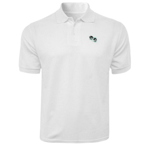 Lawn bowling unisex white polo - bowling,