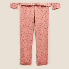 New Satin Pyjama Bottoms Womens PJ Trousers Silky Loungewear Ex Famous Store