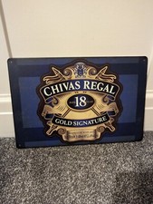 Chivas regal metal wall sign - metal,