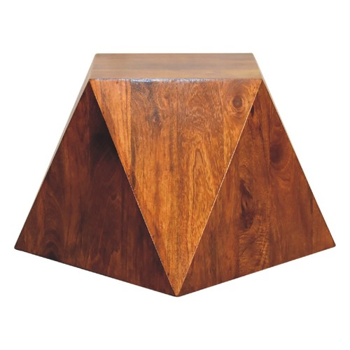 Art deco abstract chestnut end - chestnut,