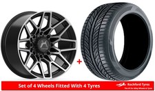 Alloy Wheels & Tyres 20" Hartes Metal Crossbow For Dodge RAM 1500 [Mk5] 19-22