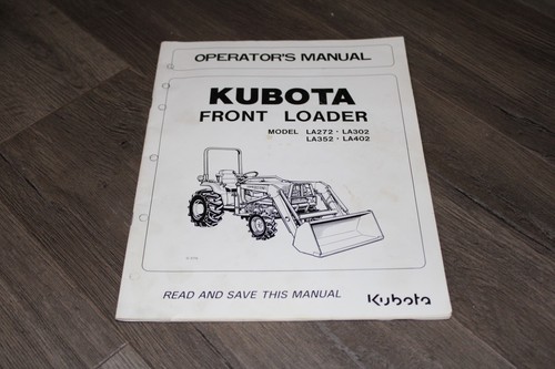Kubota front loader operators - kubota,