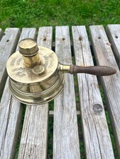 Vintage French Brass Oil Burner Heater  - Portable Camping Stove L’Hirondelle