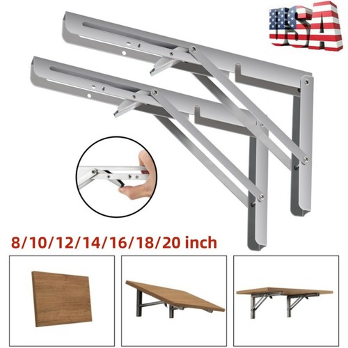 4pc folding shelf brackets - 2/4pc,
