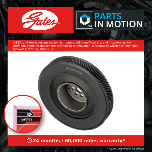 Crankshaft pulley fits - crankshaft, (tvd)