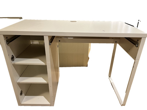 Ikea micke desk white used - ikea,