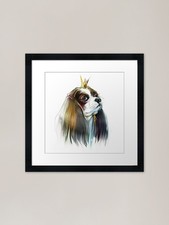 very beautiful dog Framed Art