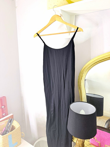 Women black full slip - women's, size
