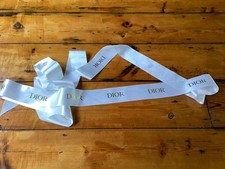 Dior white ribbon 260 x 5 cms