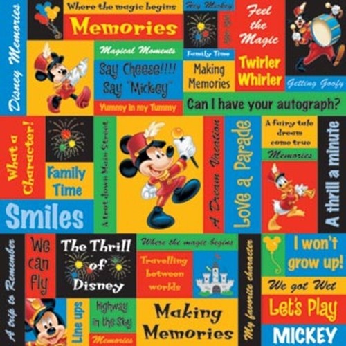 Mickey phrases scrapbook - mickey, phrases,