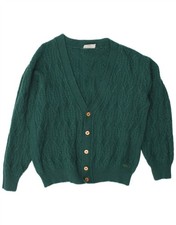 AUSTRALIAN L'ALPINA Mens Cardigan Sweater IT 48 Medium Green Wool DH15