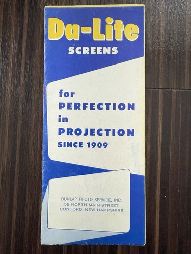 1953 lite projection - 1953, da-lite