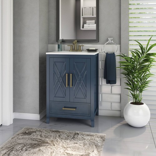 Bath vanity blue with - blue,