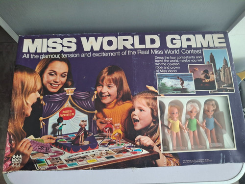 Vintage miss world board game - vintage,