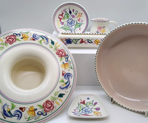 Job lot poole pottery - poole, floral