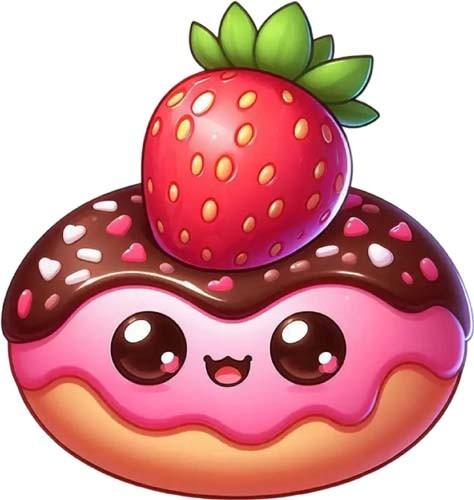 Valentine day donut wall - day,