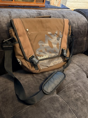 Timberland brown padded laptop - timberland,