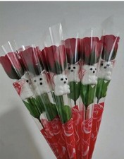 Rose Scented Soap Flower Teddy