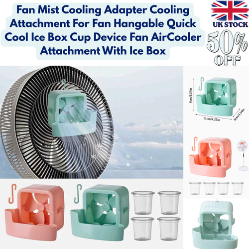 Electric fan ice cube holder - cube,